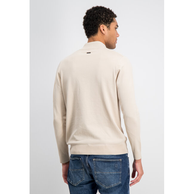 Gabbiano Gabbiano 6167278 HOYT Tech Knit Half Zip Coastal Sand - Regular Fit