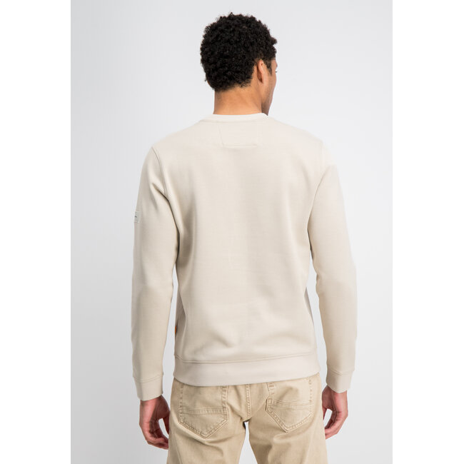Gabbiano Gabbiano 776730 NOVA Sweat Urban Crewneck Sweater Coastal Sand - Regular Fit
