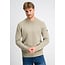 Gabbiano Gabbiano 6167283 EWAN Garment Dye Crewneck Knitwear Sweater Sage Green - Regular Fit