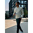 Gabbiano Gabbiano 6167270 NIKO Melange Stripe Crewneck Knit Highland Green - Regular Fit