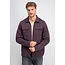 Gabbiano Gabbiano 4267422 EASON Sweat Zip Overshirt Burnt Bordeaux - Regular Fit