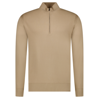 Cars Jeans 'Symor' Halfzip Sand - Regular Fit