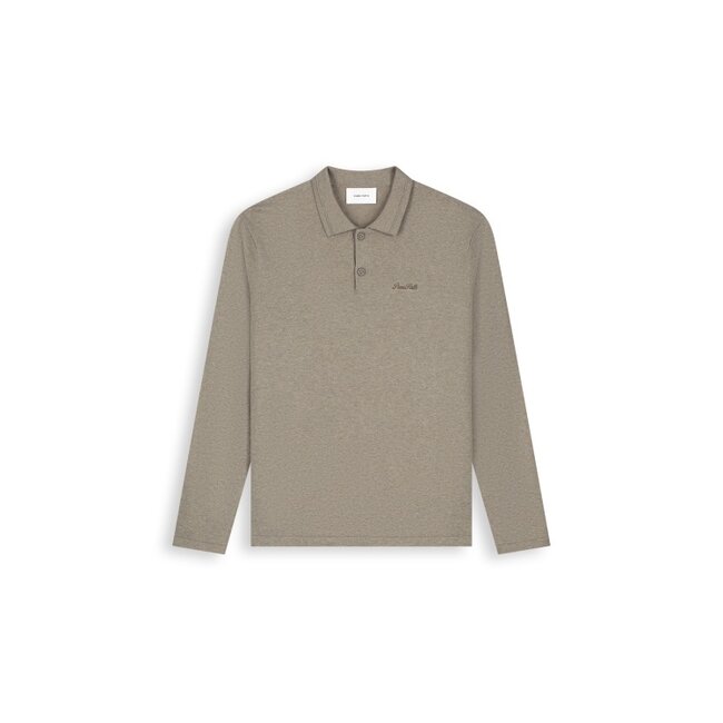PurePath (by PureWhite) PurePath 26030801 Light Weight Knit Polo Taupe - Regular Fit