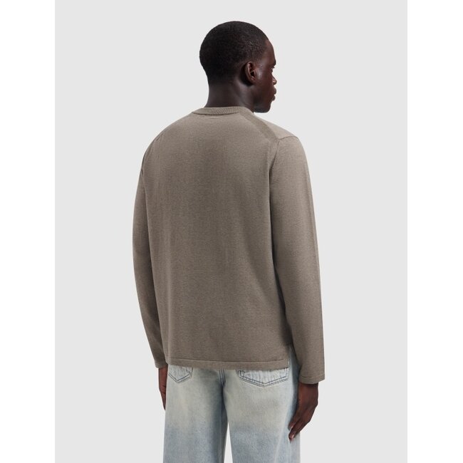 PurePath (by PureWhite) PurePath 26030802 Lightweight Knit Sweater Taupe - Regular Fit
