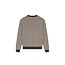 PurePath (by PureWhite) PurePath 26030803 Ladderstitch Sweater Dark Brown - Regular Fit