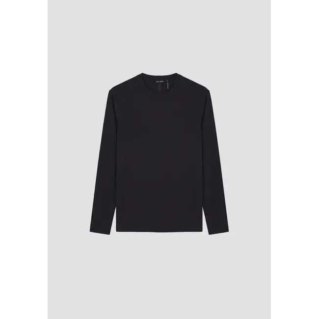 Antony Morato Antony Morato MMKL00336-FA100269 t-shirt in lyocell blend with logo print on heart Black - Slim Fit