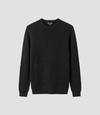 Antony Morato SWEATER ROUND COLLAR RELAXED FIT IN TECHNO WOOL BLEND YARN - Relaxed Fit