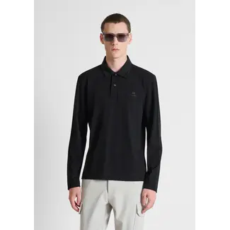 Antony Morato POLO REGULAR FIT IN KNIT STRETCH PIQUET WITH FOAM LOGO PRINT ON HEART - Regular Fit