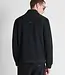 Antony Morato Antony Morato MMCO00966-FA600297 Black regular-fit coat in bi-stretch fabric with logo on metal badge