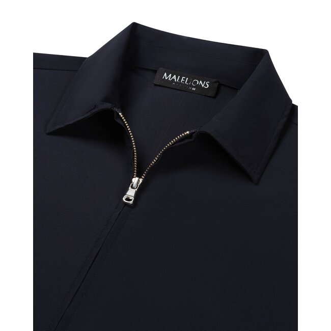 Malelions Malelions Premium Tech Jacket Navy - Slim Fit