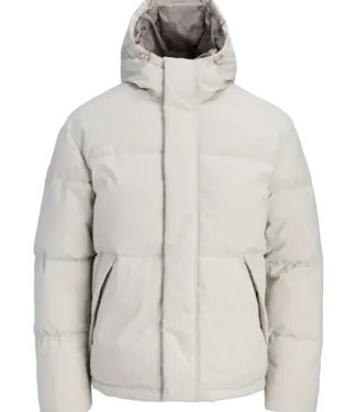 Jack & Jones Jack & Jones Puffer Hooded Jacket Light Grey