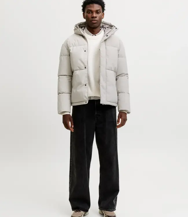 Jack & Jones Jack & Jones 12298862 JJESOHO PUFFER HOOD AW26 SN Dove