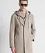 Antony Morato Antony Morato Grit regular-fit coat in viscose twill with detachable part