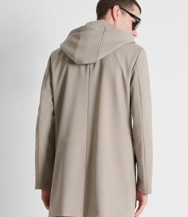 Antony Morato Antony Morato Grit regular-fit coat in viscose twill with detachable part