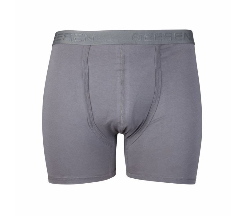 heren boxershort met gulp grijs