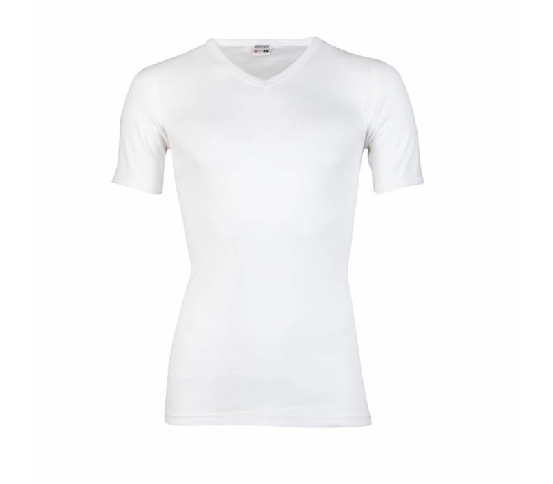 Beeren Heren T-Shirt V-Hals M3000 Wit voordeelpack