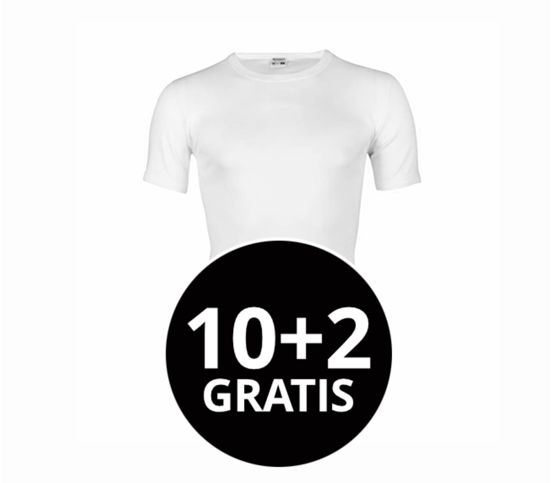 Beeren Heren T-Shirt M3000 Wit Mega voordeelpack