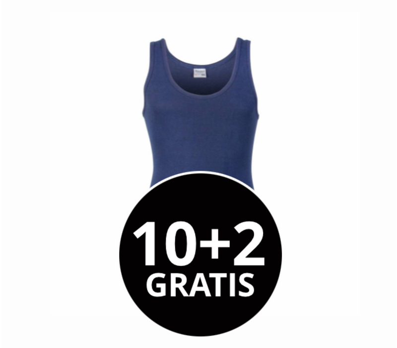 Beeren Heren Singlet M3000 Donkerblauw Mega voordeelpack