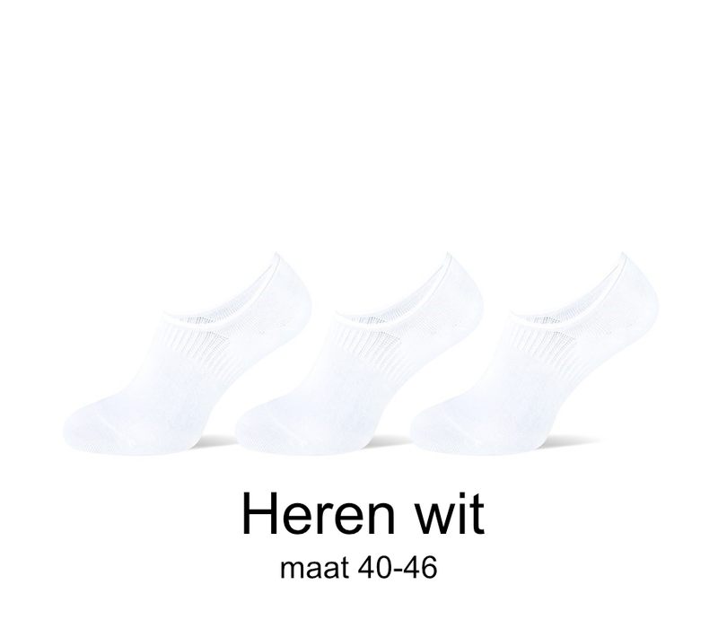 Invisible sneaker sokken 3-pack