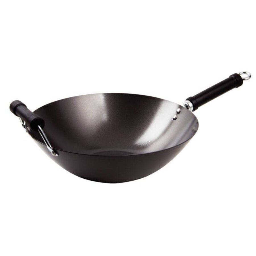 Wok platte bodem | inductie geschikt | 36 cm Ì÷