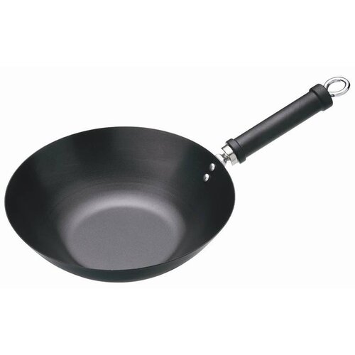  HorecaTraders wok platte bodem | 30 cm Ì÷ 