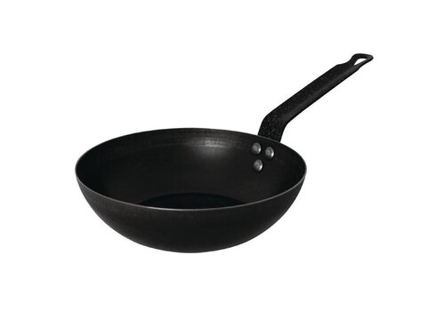  Vogue Wokpan met platte bodem | 2 Formaten 