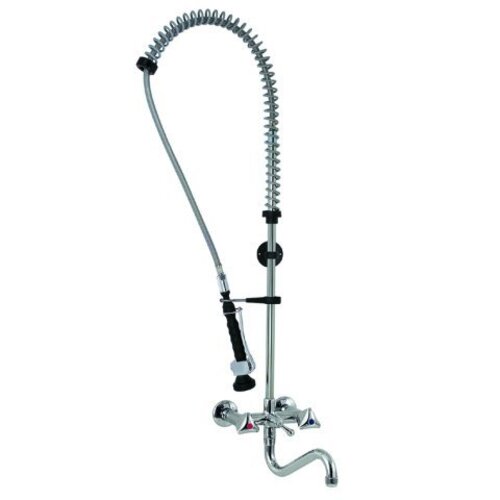  Combisteel Spoelkraan Wandmodel met Mengkraan 