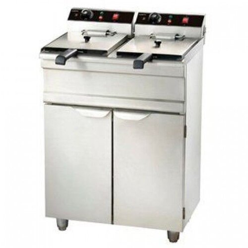  Combisteel Professionele Friteuse | Staand Model - 2 x 9 Liter 