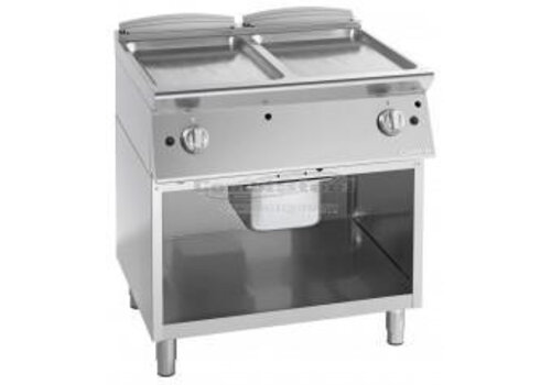  Giorik Professionele Gas Bakplaat 14kW | 80x70x90cm 