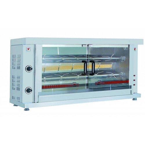  Combisteel Gas Kippengrill met 2 spitten 