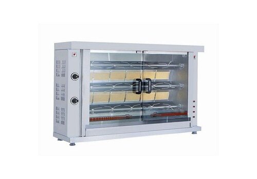  Combisteel Kippengrill gas met 3 spitten 