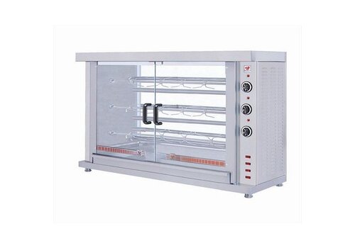  Combisteel Kippengrill Elektrisch 3 Spitten 