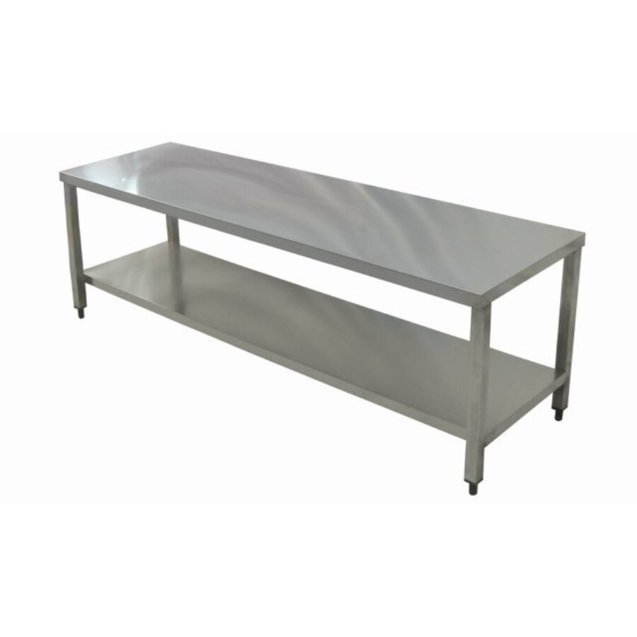 Onderstel - RVS tafel 80x60x63,5 cm (bxdxh)