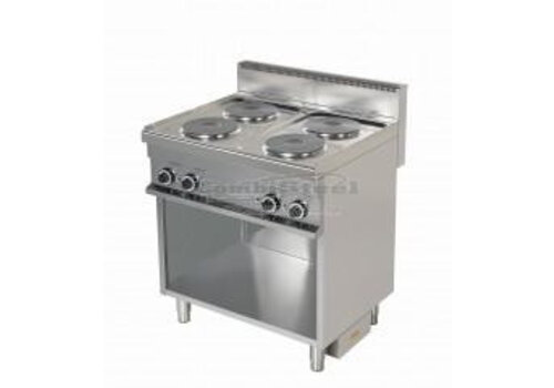  Combisteel Elektrische Kookplaat | 4 elementen 