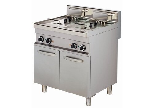  Combisteel Professionele friteuse met onderstel - 2 x 10 Liter 