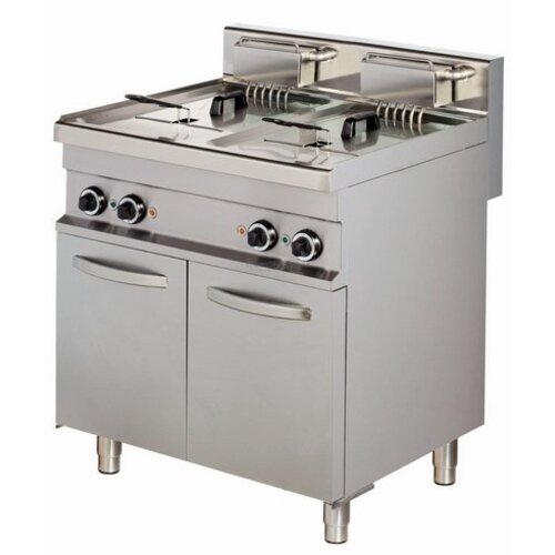  Combisteel Professionele friteuse met onderstel - 2 x 10 Liter 