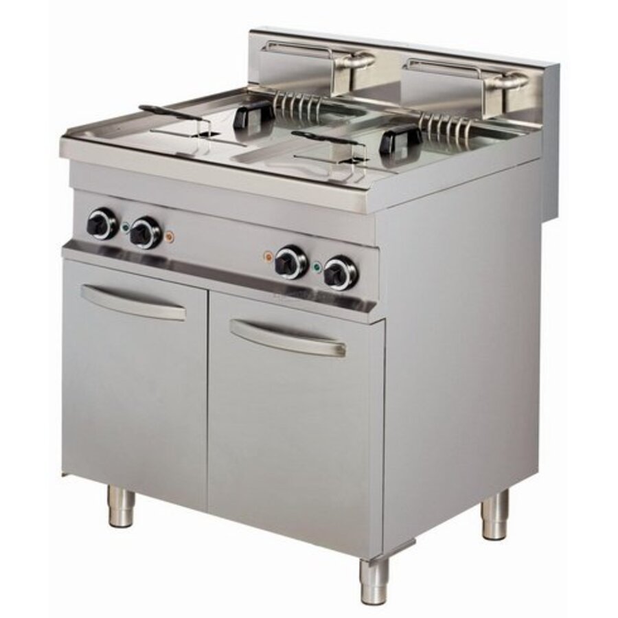 Professionele friteuse met onderstel - 2 x 10 Liter