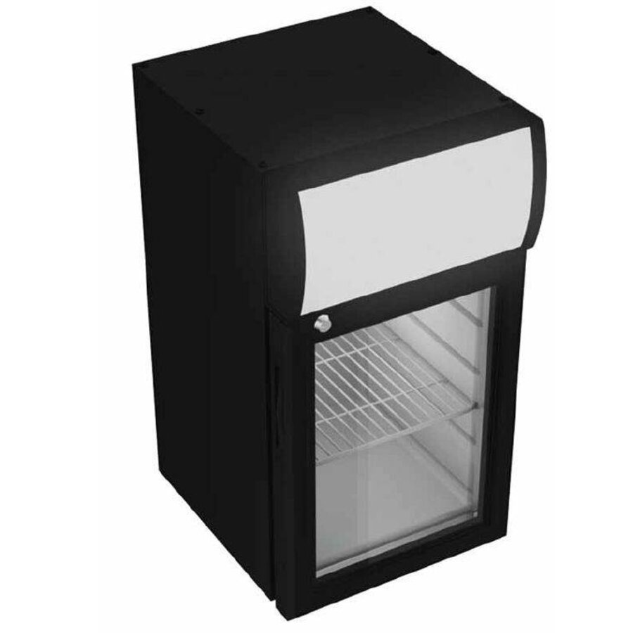 Zwarte Minikoelkast Frisdranken Met Verlichting 21 Liter