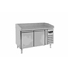 Combisteel Pizzawerkbank | 2 Deurs 152x80x100 cm
