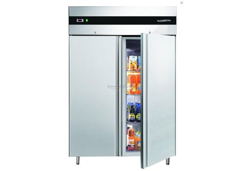  Combisteel Grote Horeca RVS Koelkast 2 Deuren 1410 Liter 