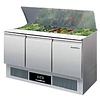 Combisteel Gekoelde saladette 3 deurs 87x137x70 cm (HXBXD)