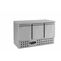 Koelwerkbank 3 Deuren RVS | TOPPER!