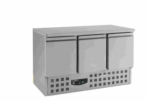  Combisteel Koelwerkbank 3 Deuren RVS | TOPPER! 