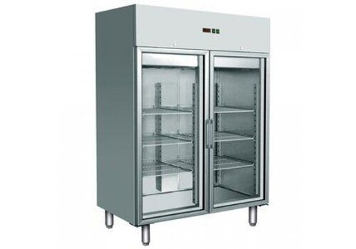  Combisteel Koelkast met 2 Glazen Deuren 1325 Liter 