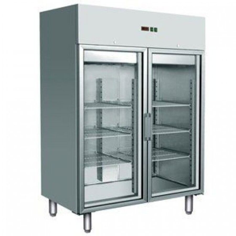 Koelkast met 2 Glazen Deuren 1325 Liter