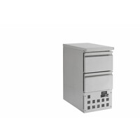 Koelwerkbank Roestvrijstaal 2 Laden | 43,5 x 70 x 87 cm