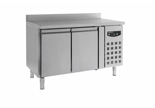 Combisteel Koelwerkbank met spatrand | 136 x 70 x 85/95 cm 