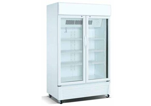  Combisteel Koelkast met Glazen Deuren 780 Liter 