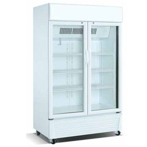  Combisteel Koelkast met Glazen Deuren 780 Liter 