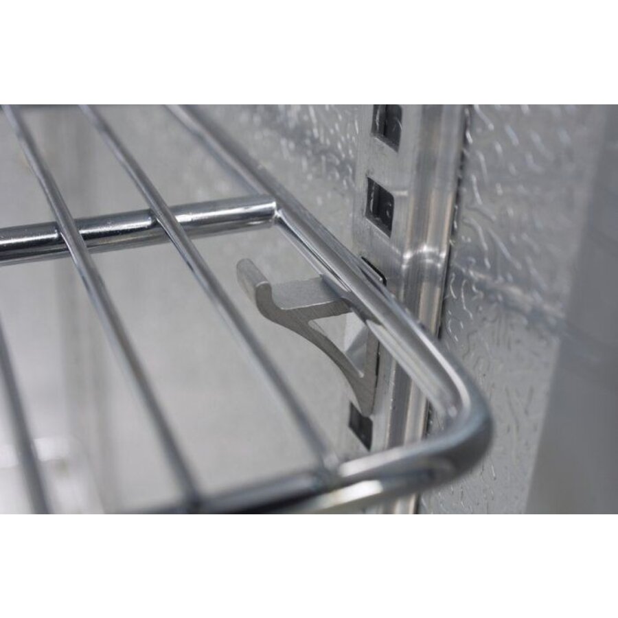 Barkoelkast 1 deurs Zilver 90x60x52 cm